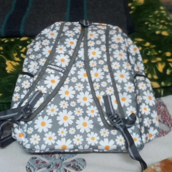 Women's printed fabric backpack 🎒🎒 - Picture 3 of 5